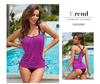 Sleeveless Solid Color Split Tankini - Women's Sexy Summer Beach Swimsuit Set