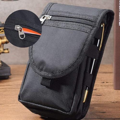 LOYELEY Tactical Phone Pouch, Large Smartphone Pouch, Waist Clip, Smartphone Case, Belt Loop Pouch, Multi-Purpose Tool Holder, Men's Waist Pocket, Per