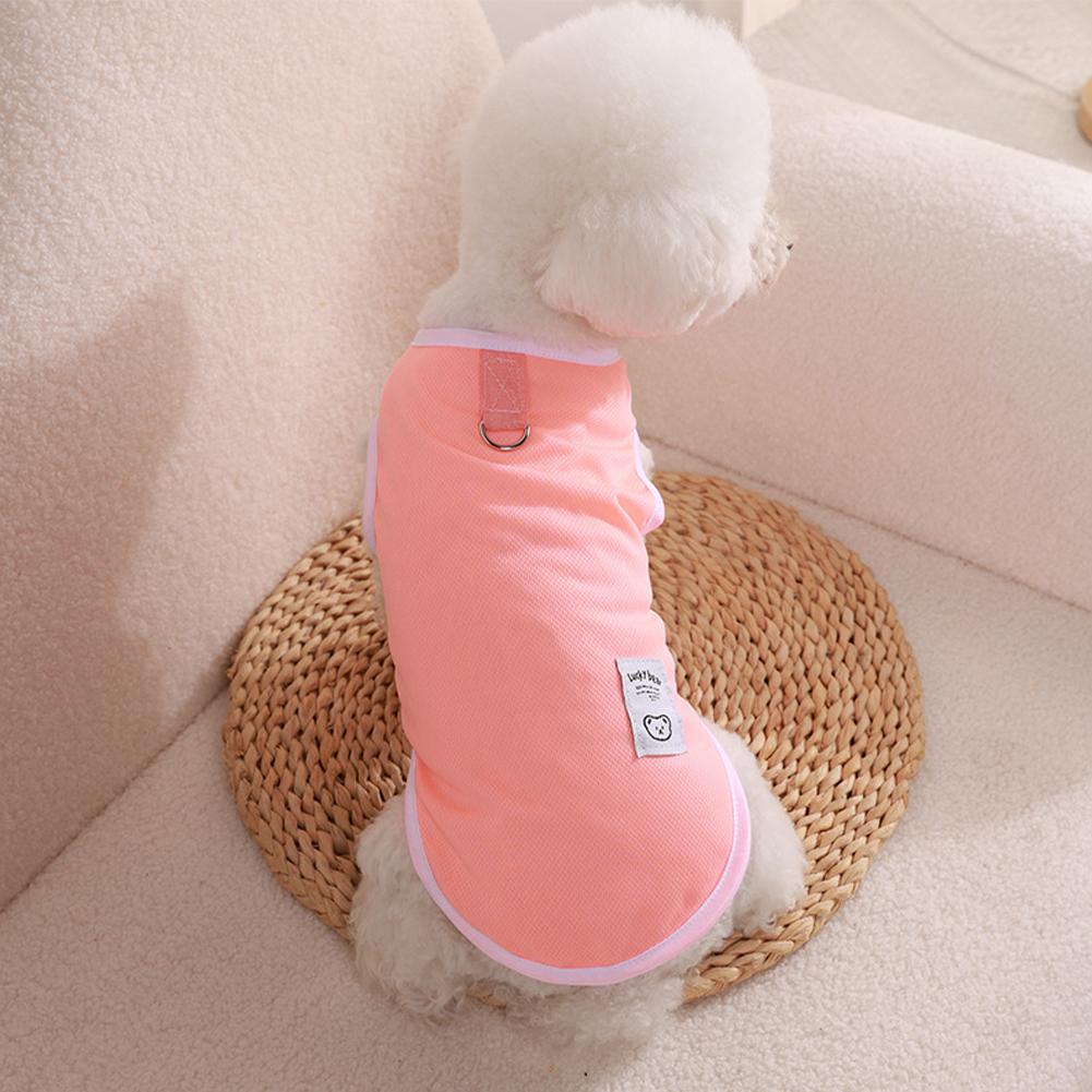 M-2XL Summer Pet Cat Vest Pet Puppy Dog Clothes Breathable with Traction Buckle for Small Dogs Teddy Dog Vest Pet Clothing