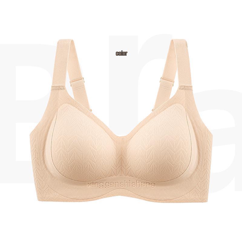 Anti-Gravity Support Lift Nude Seamless Sports Bra - Light Shaping & Fixed Cup