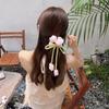 Elegant Tulip Scrunchie - High-End Fashion Hair Accessory