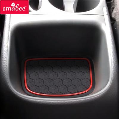 Smabee Anti-Slip Gate Slot Cup Mat for Toyota Yaris GR 2020 2024 KSP210 MXPA1 MXPH1 Rubber Coaster Car Door Pad Mats Accessories