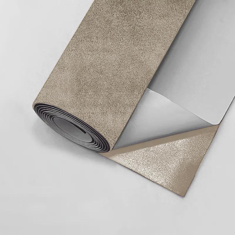 30x150cm Tessuto Scamosciato Autoadesivo Panno Adesivo per Modifica Interni Auto Pannello Porta Banco da Lavoro Fornitura Fai-da-te