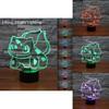 Volleyball 3d Led Night Light Touch Control Home Decor Gift For Teens