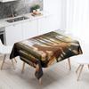 Beautiful Natural Scenery Printed Tablecloth Outdoor Picnic Camping  Stain Resistant Waterproof Table Home Decoration