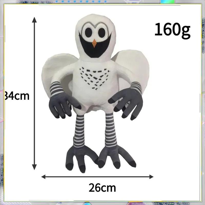 Cross-Border New Product 99nights Horror Game Peripheral White Owl Elk Standing Posture Doll 99 Night Pose Elk Plush Toy High