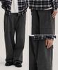 KIIMUIR Garment-Washed Carpenter Pants_Charcoal