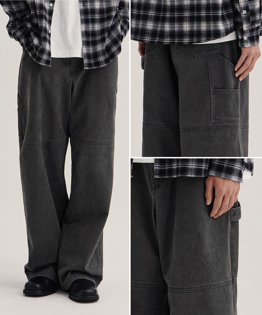 KIIMUIR Garment-Washed Carpenter Pants_Charcoal