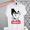 Mob Psycho 100 Shigeo Kageyama T Shirt Men Retro Washed Tops Tees Harajuku One Anime Manga Tshirt Streetwear Hip Hop T-shirts