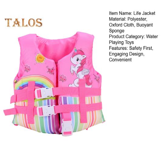 Toddler Swim Vest Life Jacket Floaties for Toddlers Flotation Swimsuit with Adjustable Safety Strap Buoyant Swimwear for 2-10 Year Old