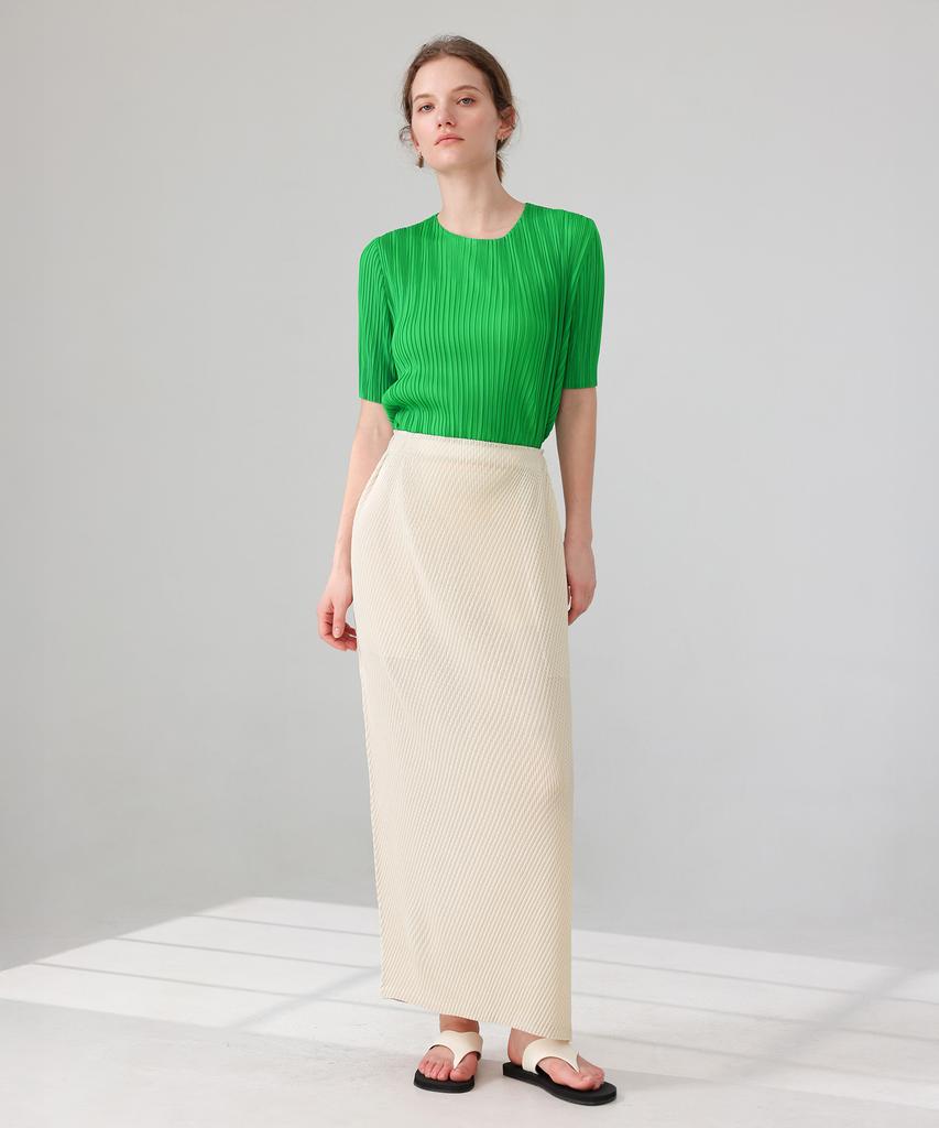 Pleats Mood Rune Pleats Long Skirt