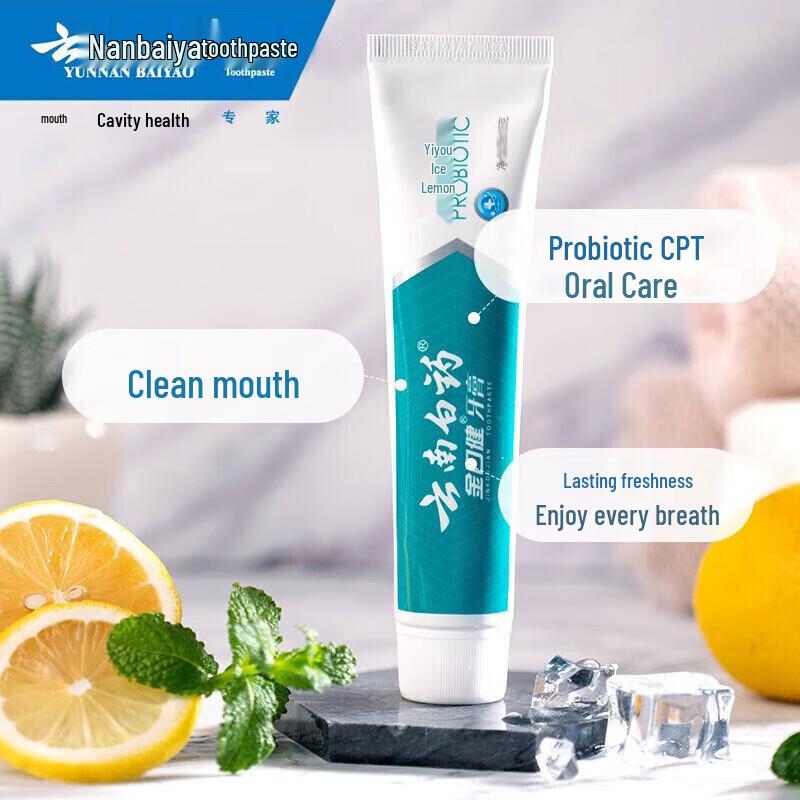 

Yunnan Baiyao Probiotic Fresh Breath Toothpaste