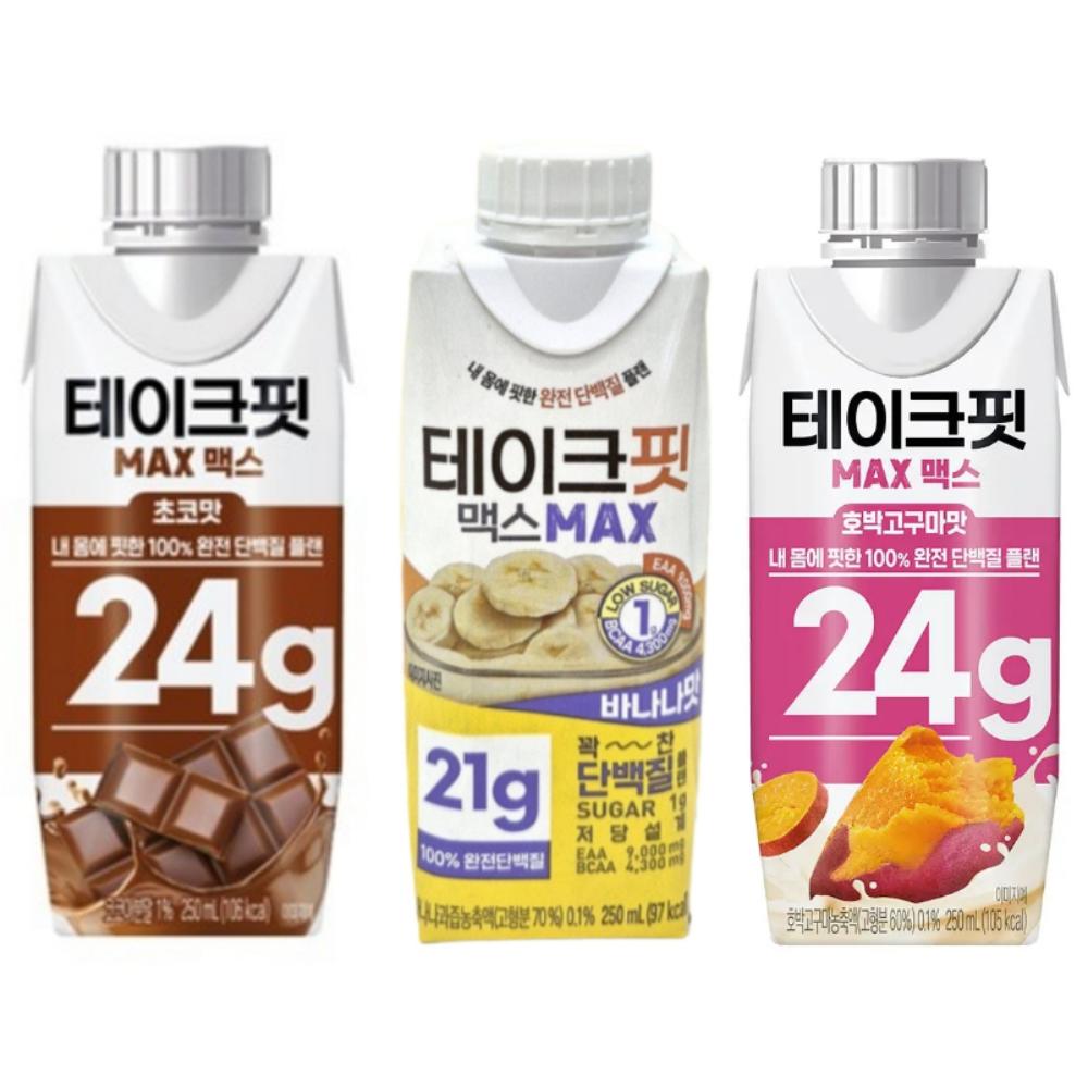 Take Fit Max Chocolate Banana Pumpkin Sweet Potato 18 pcs 250ml Ingredients: may be subject to change at the manufacturer’s | 18 pcs 250ml