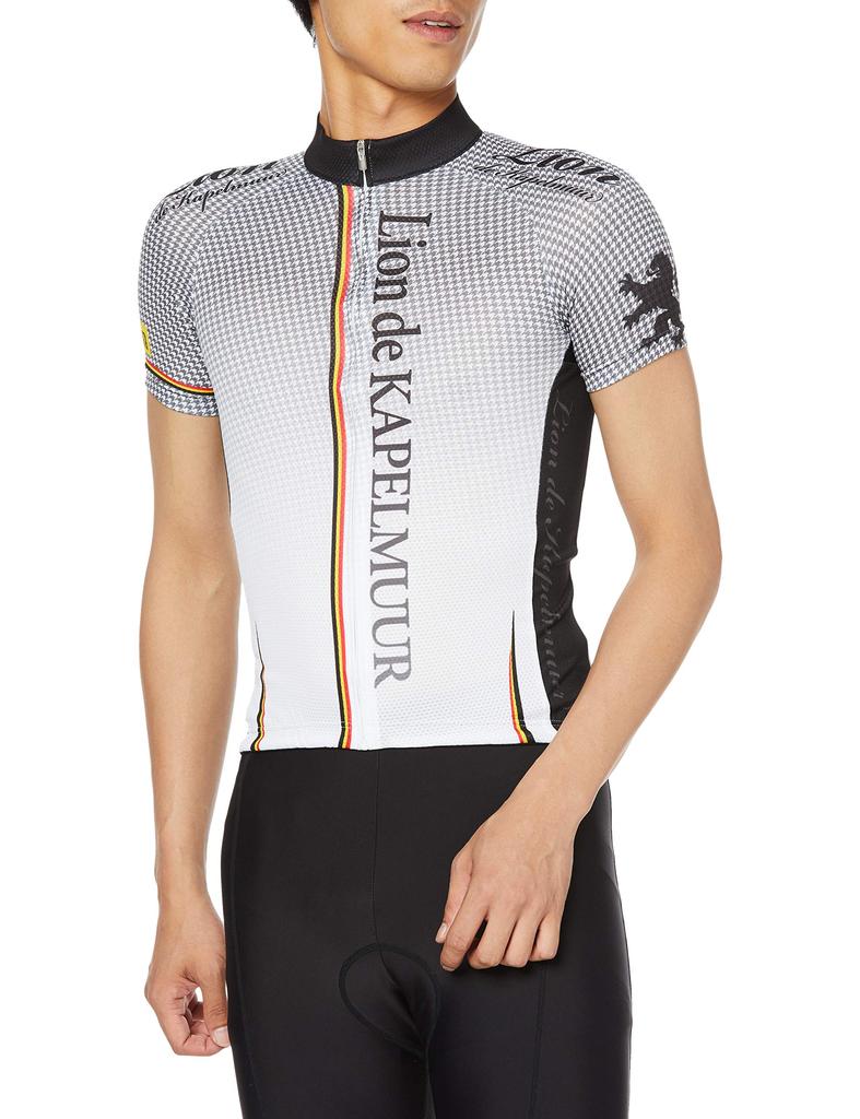 Lion de KAPELMUUR Cycling Legerfit Short Sleeve Houndstooth lihs003 Houndstooth XS Jersey, Lion, (Men's/Women's), lihs003, Lion,