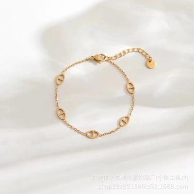 Bracciale in Acciaio di Titanio Stile Coreano di Alta Gamma - Moda Donna
