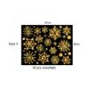 Glitter Effect Snowflake Electrostatic Wall Sticker Christmas Kids Room Decor Glass Window Home Decoration New Year Wallpaper