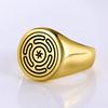  Hecate Wheel Strophalos Hekate Rings Stainless Steel Vintage Charm Magic Symbol Kabbalah Ring Unisex Amulet Jewelry Gift