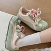 Summer niche thick-soled women's little white shoes, new campus versatile casual leather board shoes
