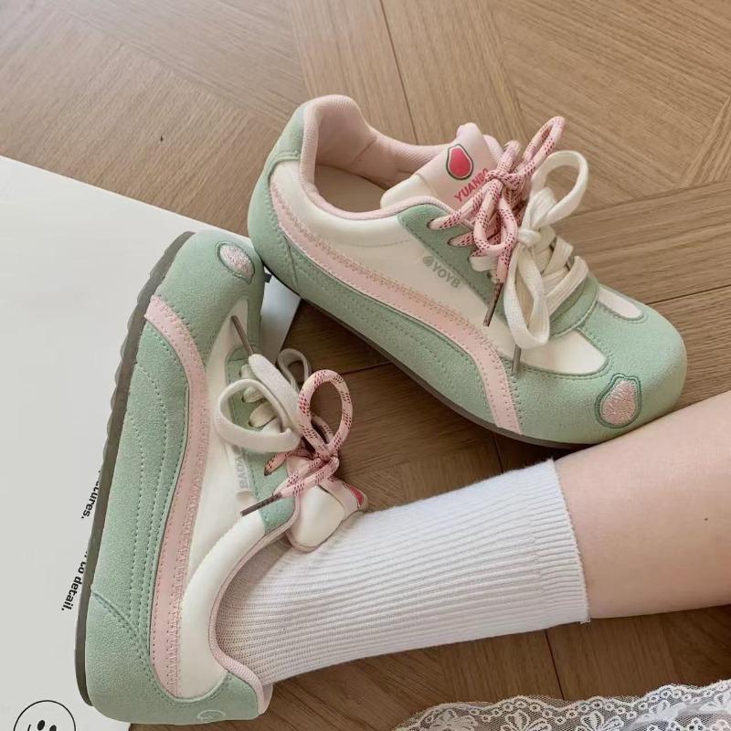 Summer niche thick-soled women's little white shoes, new campus versatile casual leather board shoes