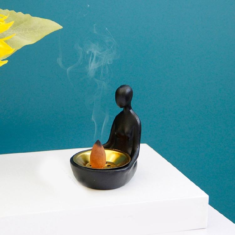 Resin Incenses Burners Featurings Abstract Figures To Complements Various Homes Styles Promote Serenities Unique Designs