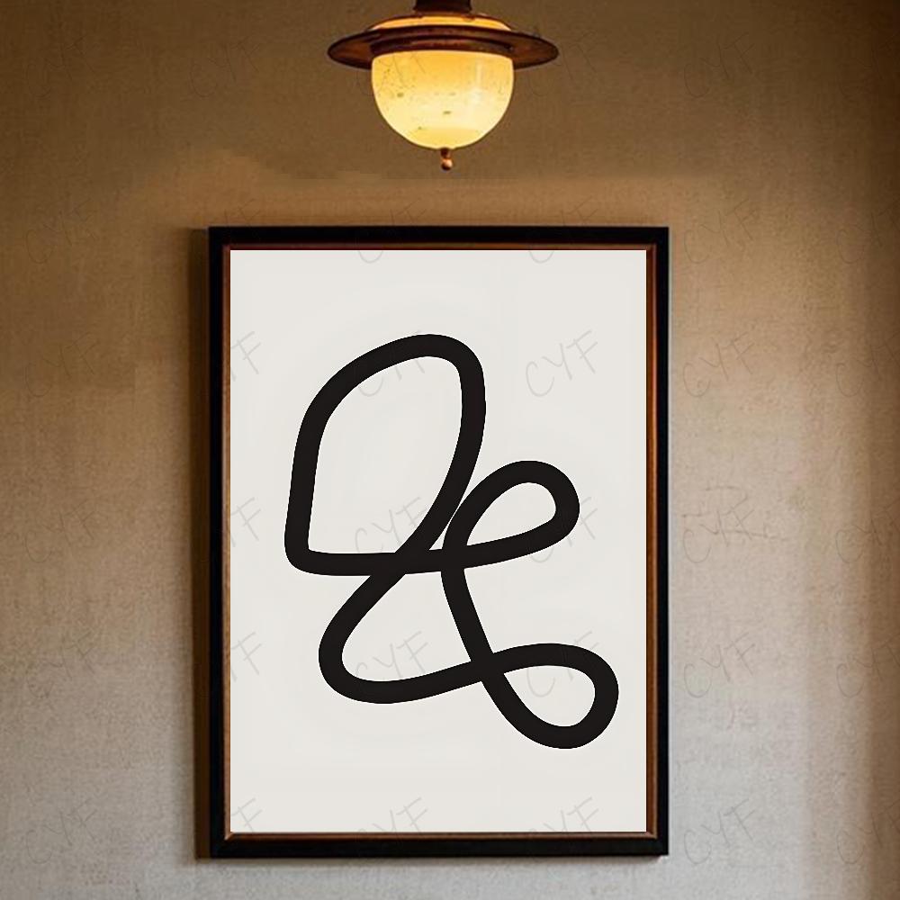 Abstract Bohemian Wall Art Poster High Quality Wall Art for Home Office Bedroom Living Room Hallway Bar Perfect Gift Idea