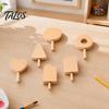Painting Supplies Unfinished Wood Popsicle, Summer Ice Cream Shaped Wooden Shapes Paint Craft for DIY Projects Home Decoration Holiday Crafts