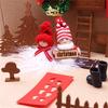 Dollhouse Miniature Elf Door Christmas Decor Set Magical Wood Door Fairy Garden