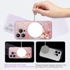 For iPhone 17 Pro Max Case Dream Butterfly Floral Pattern Magnetic For Magsafe Silicone Cover For iPhone 16 Pro Max Funda iPhone 15 14 13 12 11 16E