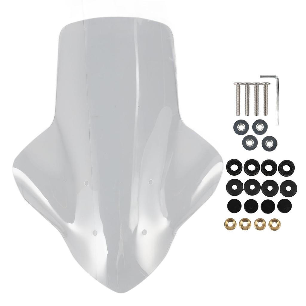 Motocyklowa szyba przednia ochronna podwyższona przednia szyba motocyklowa do NMAX 125 155 przezroczysta