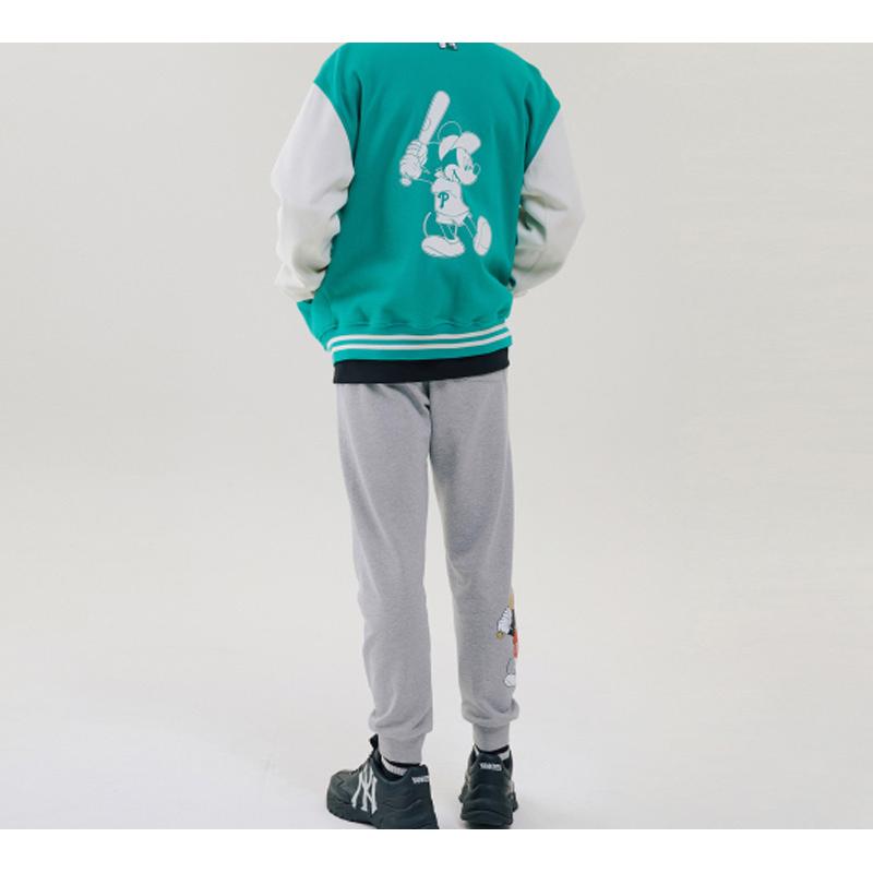 MLB X Disney Baseball Jacket Unisex Blue Green 31JPK2011-10G