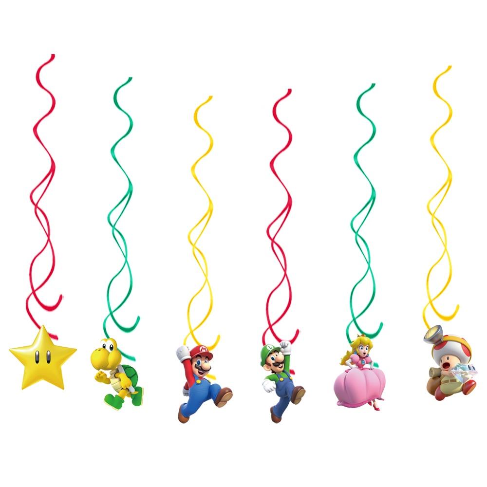 Mario Movie Kids Birthday Party Decoration Banner Tableware Supplies