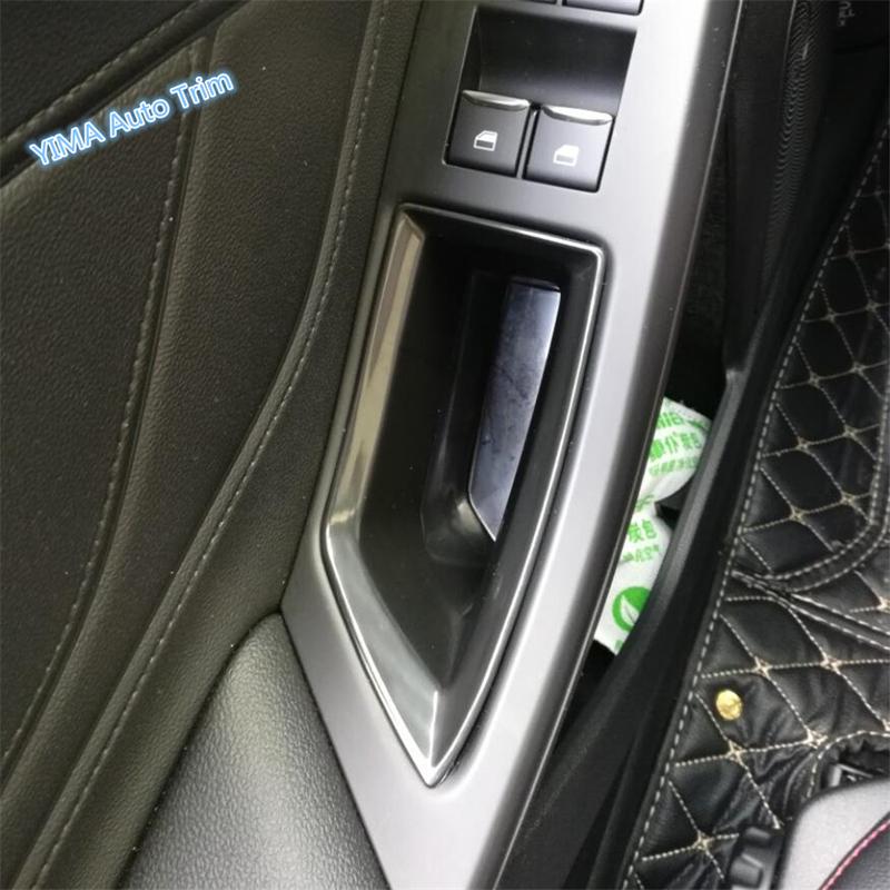 Car Inner Door Storage Box Cover Front Rear Door Plate Armrest Box Case Fit for Ford Focus 4 Mk4     Accessories