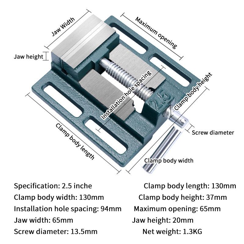 

Прецизионные плоскогубцы американского типа с плоским носом, маленькие настольные тиски для стабильной фиксации на верстаке, антимагнитные бытовые инструменты A1