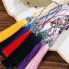 Cloisonné Alloy Cap Tassel Fringe Jewelry Hairpin & Earring DIY Kit