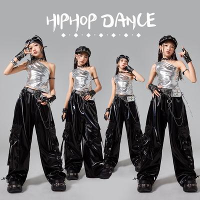 Trendiges Street Dance Outfit für Mädchen - Jazz & Hip Hop Performance Set