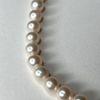 Used Strong Akoya Pearl 8.3-8.5mm Genuine Pearl Pearl Necklace 43cm Pearl Jewelry Certificate of Authenticity Included