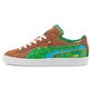 Minecraft X Suede Grass Block Unisex Sneakers Brown Friar-Brown Fern-Green 386290-01