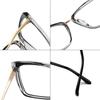 Women Men Anti-Blue Light Cat Eye Myopic Glasses +Metal Myopia Photochromic Prescription Eyeglasses 0 -0.5 -0.75 To -6.0
