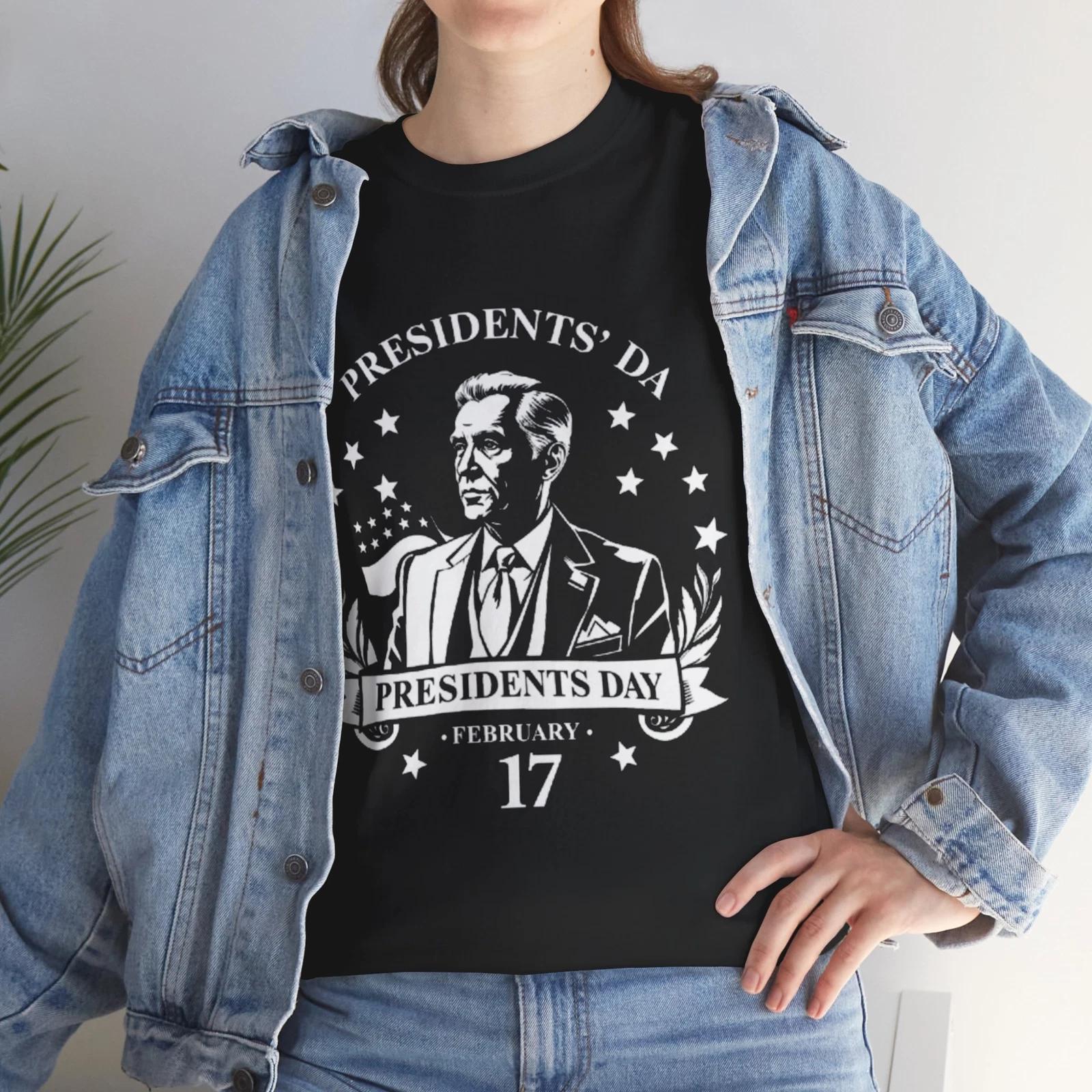 Presidents Day Unisex Heavy Cotton Tee, Patriotic T-Shirt, Gift for Presidents 2XL