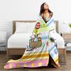 Happy Easter Eggs Snoopys Blankets Fleece Lightweight Throw Blanket for Airplane Travel Bedroom Quilt