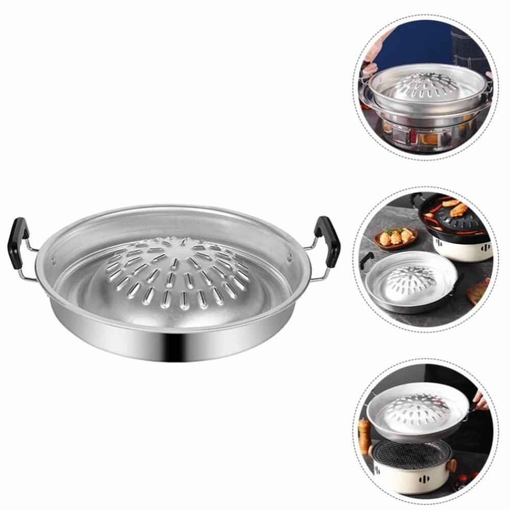 Circular Shape Laotian Hot Pot Portable Carbon Grill High Quality Thai Style Hot Pot  Business