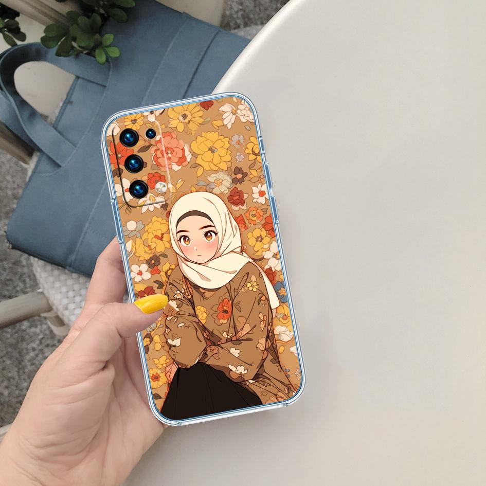 PP40 Islamic Muslim Girls Hijab Phone Case for Motorola Moto Edge 20 30 40 50 S30 Fusion Ultra Pro Neo Lite + G200 G23