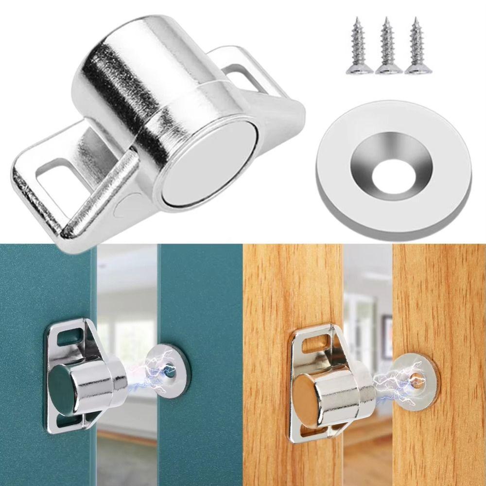Zinc Zinc Zinc Alloy Cabinet Door Catch Cassette Magnetic Magnetic Suction Lock  Bedroom Cabinet