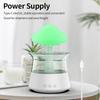 Multifunctional Mushroom Cloud Humidifier 300mL Household Heavy Fog Humidifier with Night Light Rain Drop Aromatherapy Machine
