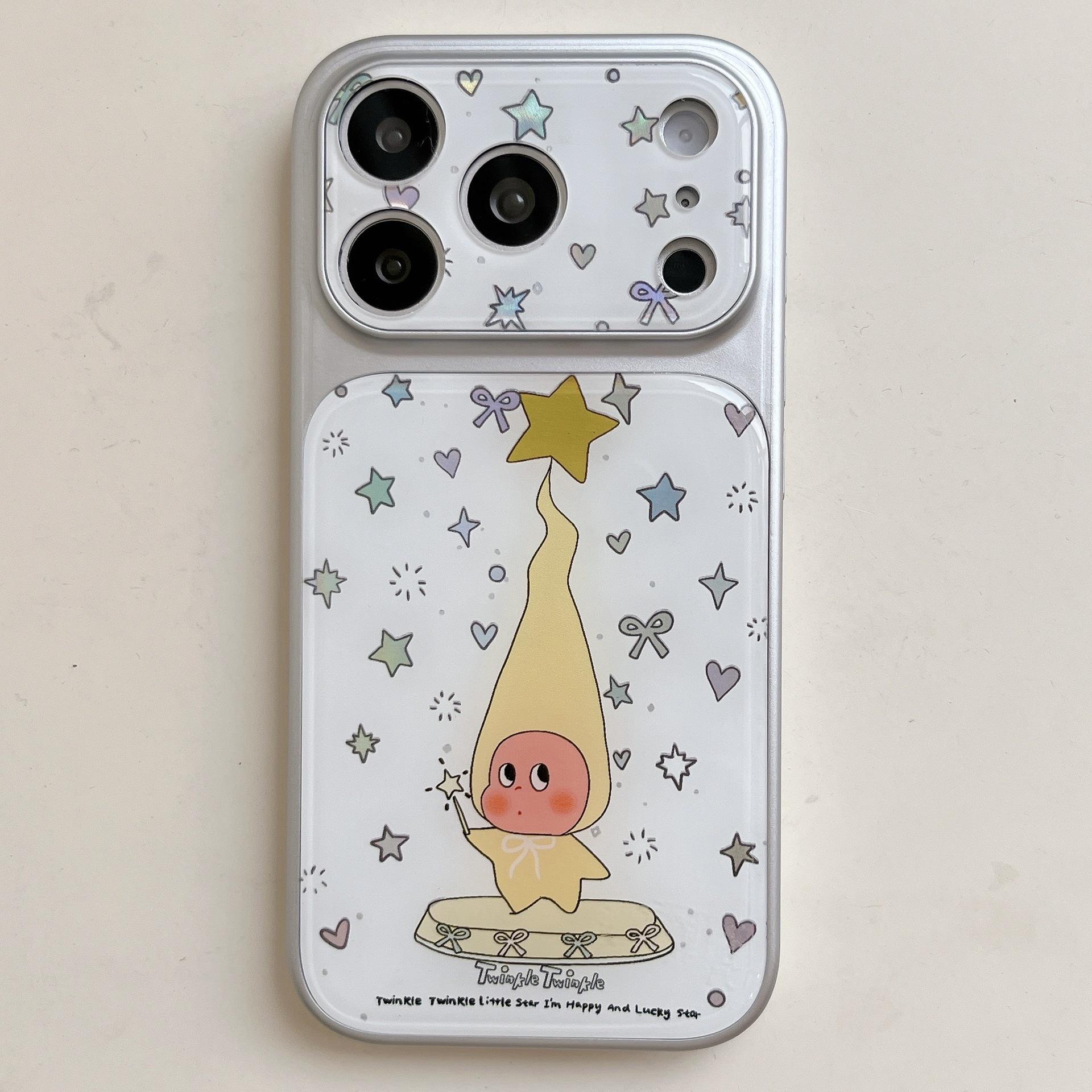 

Gold Foil Acrylic Star Design iPhone Case Soft Case