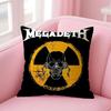 Band MMegadeths Cushion Cover Natural Linen Pillow Case DoubleSided Print Decorative Sofa Pillowcase Home Decor Gift