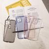 Translucent Large Waves Iphone14pro Max Apple 15 Mobile Phone Case 11 Anti Fall 16 Soft 8p Solid Color 13 Suitable X