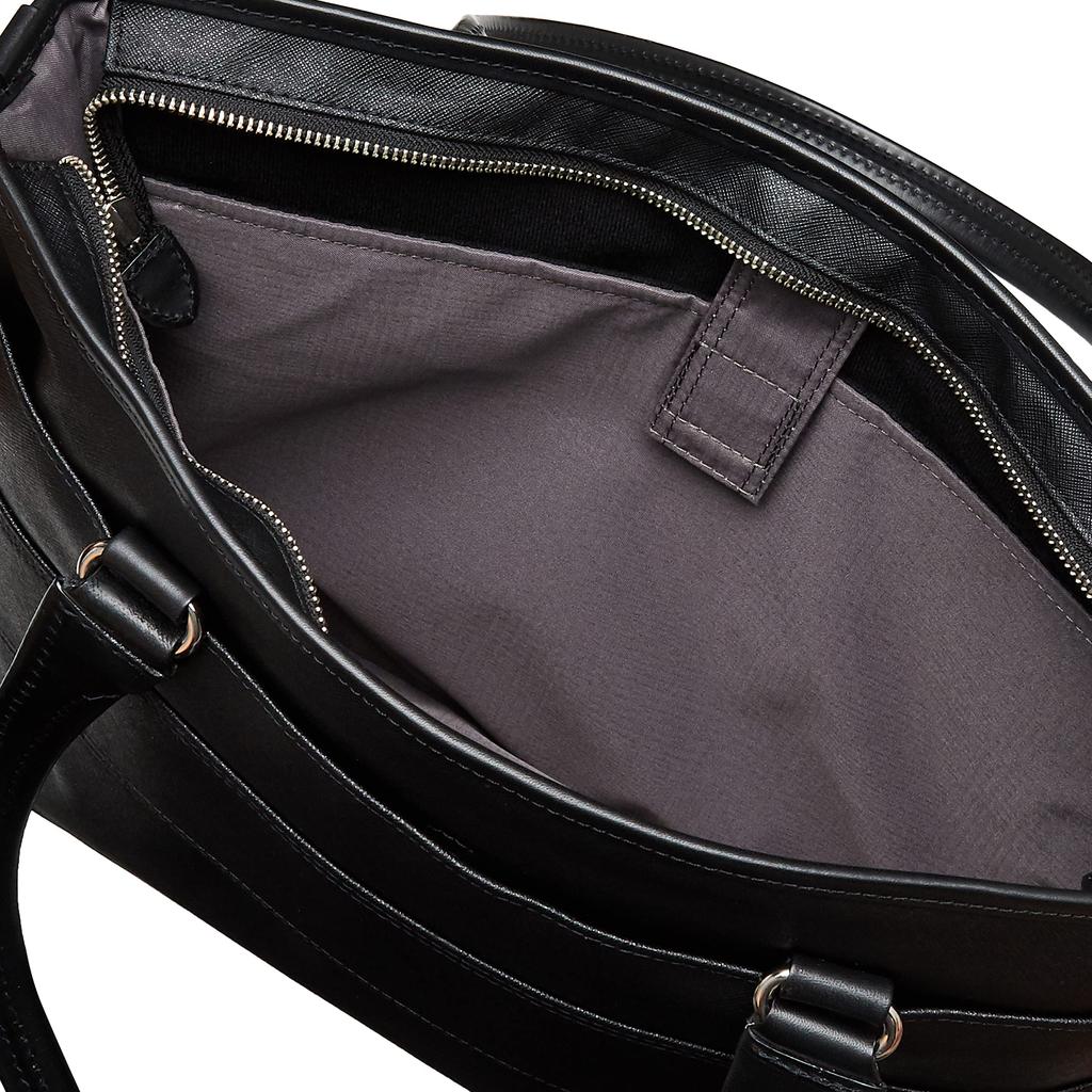 Tote cotton canvas x A4 59645 [Ultima Tokyo] bag, cowhide, size, 13.3-inch PC, water-repellent, Silvio, men's 2-way tote, No.
