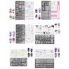 Nails Stencil Stamp Flowers Nails Stamping Templates French Nails Stamping Plates Nails Art Stencils for Nails Salon