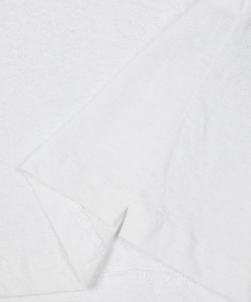 PANICALE Linen Blend Collared T-Shirt 2 Colors